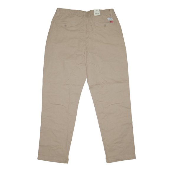 Levis XX Chino EZ Taper Relaxed Fit Pants Mens Size L Vintage Khaki Tan Beige - Picture 8 of 15